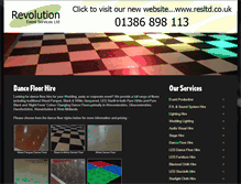 Tablet Screenshot of black-and-white.dance-floors.co.uk